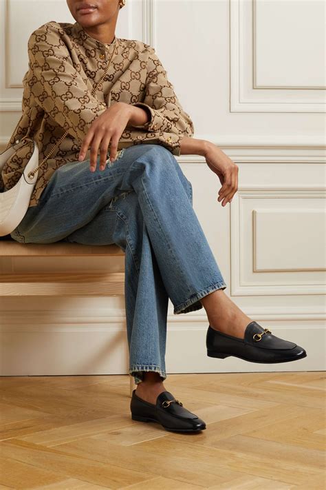 gucci jordaan wide feet|Gucci jordan loafer women.